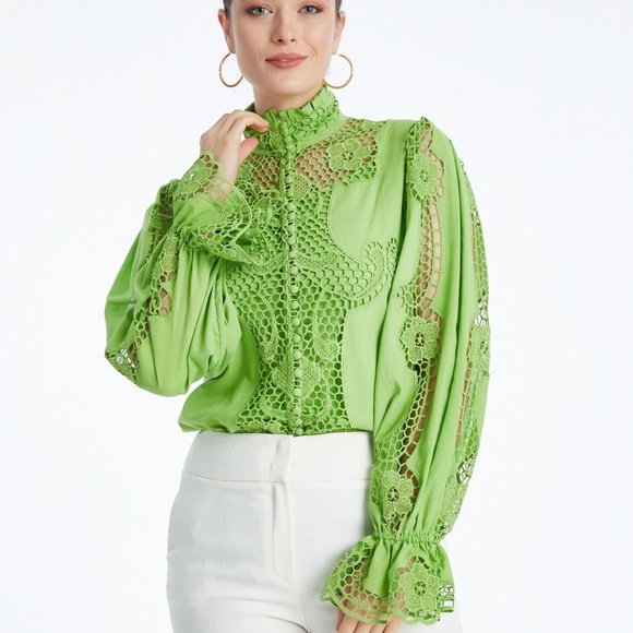 Serpil Made in Turkey Ladies Long Sleeve Blouse - Picture 1 of 3